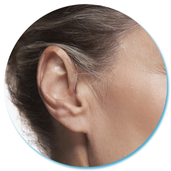 Miniature Behind-The-Ear Hearing Aid for adults